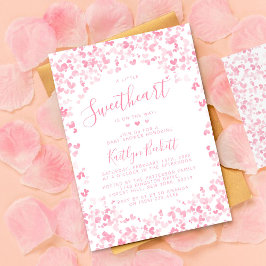 Little Sweetheart Valentine's Day Baby Shower Kaart