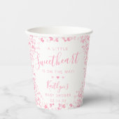 Little Sweetheart Valentine's Day Baby Shower Papieren Bekers (Voorkant)