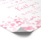 Little Sweetheart Valentine's Day Baby Shower Poster (Hoek)