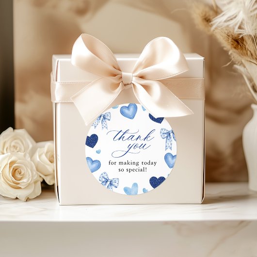 Little Sweetheart Valentines Day Baby Shower Ronde Sticker