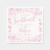 Little Sweetheart Valentine's Day Baby Shower Servet (Voorkant)