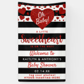 Little Sweetheart Valentine's Day Baby Shower Spandoek (Verticaal)