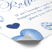 Little Sweetheart Valentines Diaper Raffle Sign Poster (Hoek)