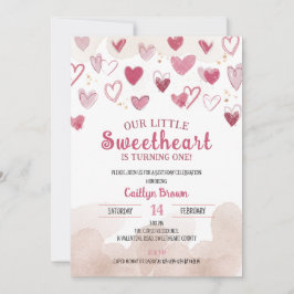 Little Sweetheart wordt EEN, Valentijn Verjaardag Kaart