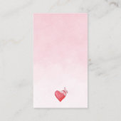 Little Sweethearts Roze Luier Raffle Informatiekaartje (Achterkant)