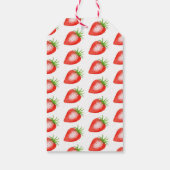 Little Sweetie Aardbei 1e Verjaardag Dank u Cadeaulabel (Achterkant)