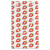 Little Sweetie Aardbei 1e Verjaardag Dank u Klein Cadeauzakje (Achterkant)