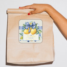 Little Sweetie Blue Bow Tegel Citroen Baby shower