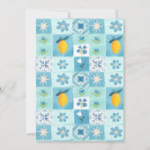 Little Sweetie Citrus Baby shower Kaart (Achterkant)