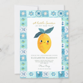 Little Sweetie Citrus Baby shower Kaart