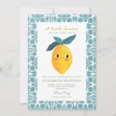 Little Sweetie Citrus Baby shower Kaart (Voorkant)