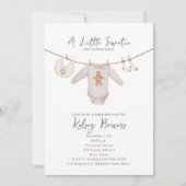 Little Sweetie Gingerbread Cookie Neutral Baby Kaart (Voorkant)