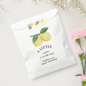 Little Sweetie Lemon Baby shower Bedankzakje (Gezegeld)