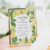 Little Sweetie Lemon Baby shower Kaart