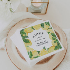 Little Sweetie Lemon Baby shower Servet