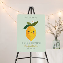 Little Sweetie Lemon Baby shower Welkomstbord