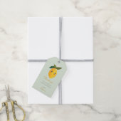 Little Sweetie Lemon Dank u Cadeau Labels Cadeaulabel (Met Touw)