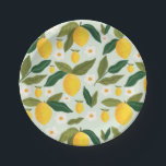 Little Sweetie Lemon Flowers Blossom Papieren Bordje<br><div class="desc">Little Sweetie Lemon Flowers Blossom</div>