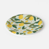 Little Sweetie Lemon Flowers Blossom Papieren Bordje (Gekanteld)