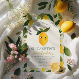 Little Sweetie Lemon wordt een verjaardag Kaart