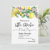 Little Sweetie Summer baby shower Kaart (Staand voorkant)