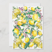 Little Sweetie Summer baby shower Kaart (Achterkant)