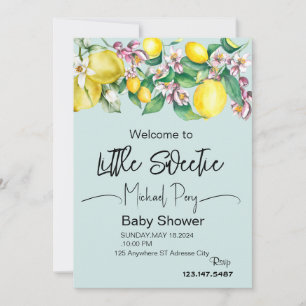 Little Sweetie Summer baby shower Kaart