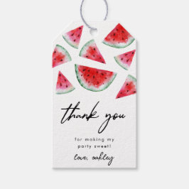 Little Sweetie Watermelon Party Favor Labels Cadeaulabel
