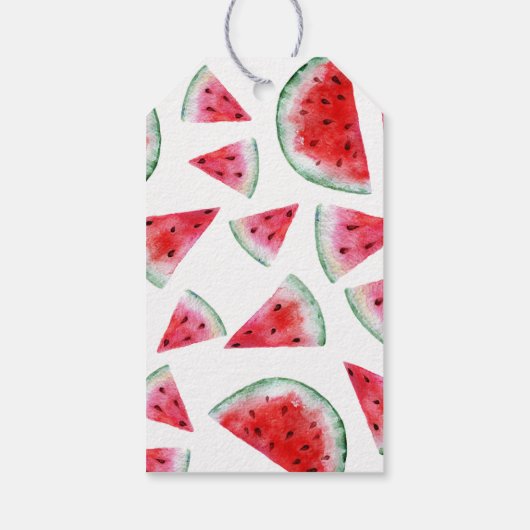 Little Sweetie Watermelon Party Favor Labels Cadeaulabel (Achterkant)