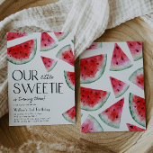 Little Sweetie Watermelon Verjaardag uitnodiging