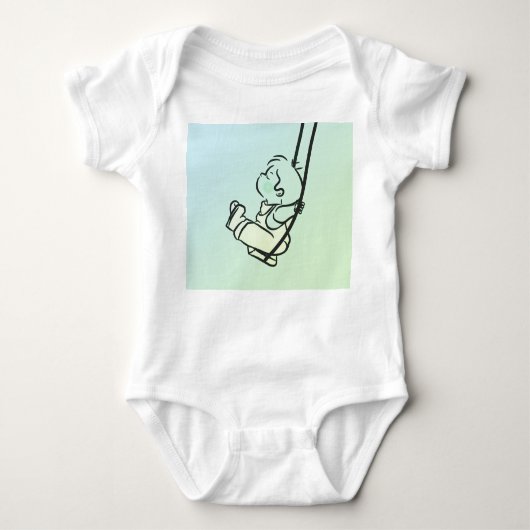 Little Swinger - Schattige Baby Bodysuit (Voorkant)