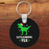 Little T Rex Matching Family Christmas Dinosaur Sh Sleutelhanger (Voorkant)