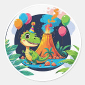 Little T-Rex Sticker  (Voorkant)