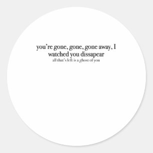Little Talks Of Monsters And Mannen beroemd gemaak Ronde Sticker