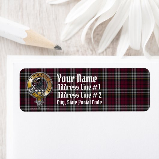 Little Tartan & Badge Etiket (Insitu)
