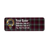 Little Tartan & Badge Etiket (Voorkant)