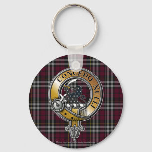 Little Tartan & Badge Sleutelhanger
