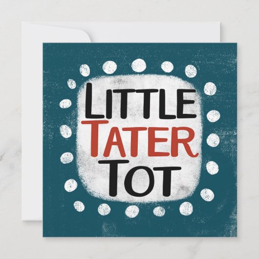 Little Tater tot Wenskaart Kaart (Voorkant)