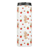 Little teddy bear with strawberry thermosbeker (Achterkant)