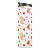 Little teddy bear with strawberry thermosbeker (Geroteerd rechts)