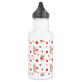 Little teddy bear with strawberry waterfles  (Links)