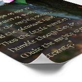 "Little Things" Poem Poster (Hoek)