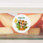 Little Tiger & Butterfly Waterdichte Labels (Aangebracht)