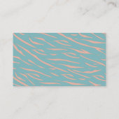 Little Tiger Modern Blue Baby shower Boek aanvrage Informatiekaartje (Achterkant)