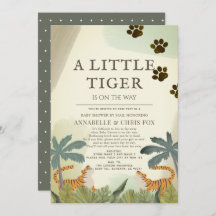 Little Tiger Safari Oerwoud Baby shower by Mail