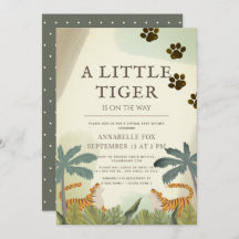 Little Tiger Safari Oerwoud Virtual Baby shower
