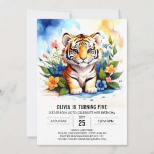 Little Tiger's Dream Boy Verjaardag Kaart