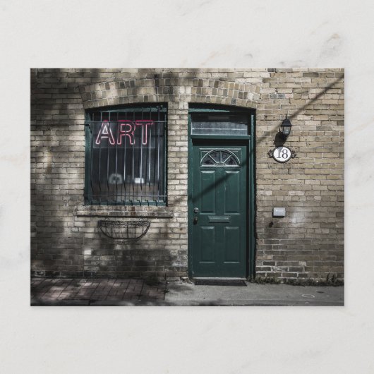 Little Tiny Street No 11 Kleurversie Briefkaart (Voorkant)