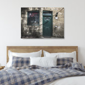 Little Tiny Street No 11 Kleurversie Canvas Afdruk (Insitu (Slaapkamer))