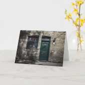 Little Tiny Street No 11 Kleurversie Kaart (Gele Bloem)